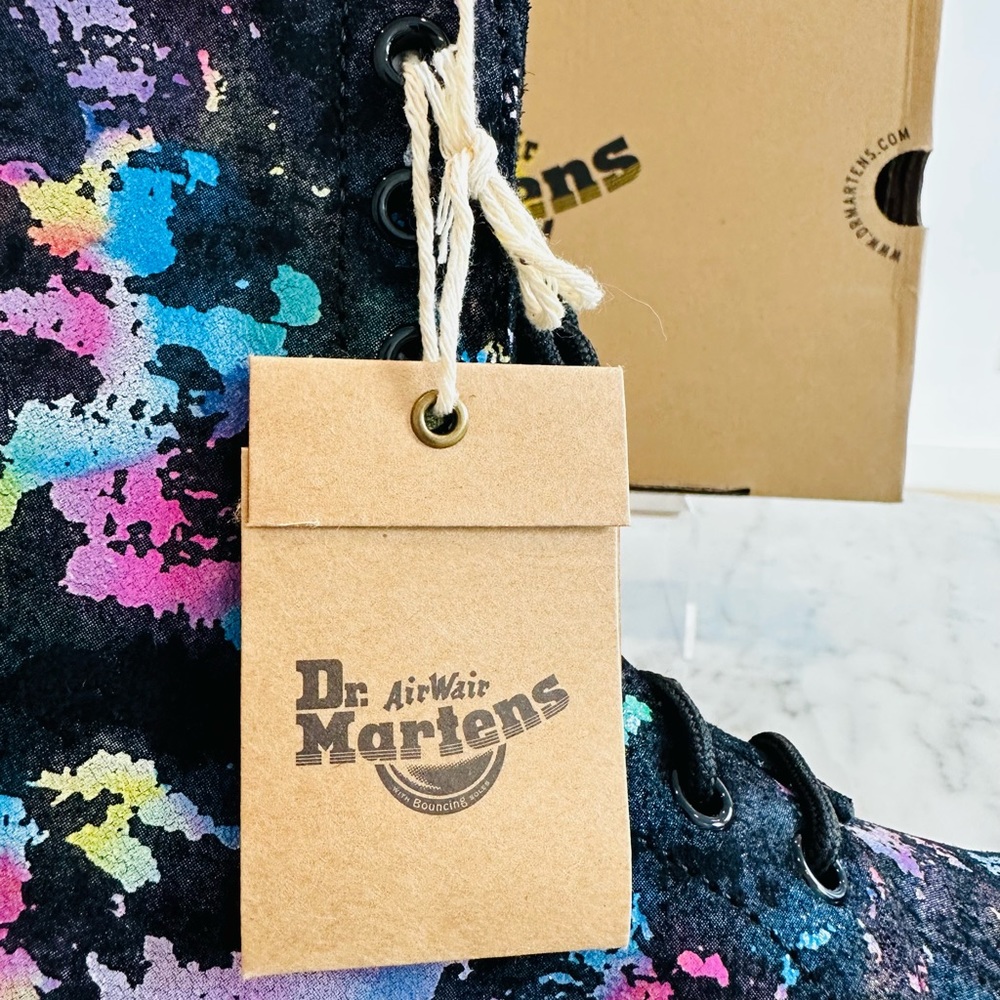 Dr. Martens 1460 PASCAL CONFETTI SUEDE LACE UP BOOTS - Picture 2 of 10